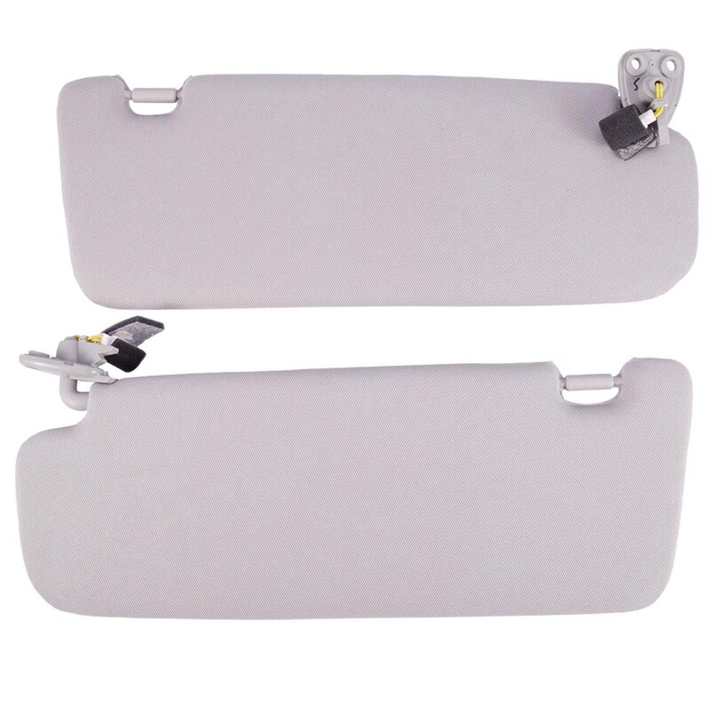 Parasol interior para coche, tablero de sombra con espejo para HYUNDAI 2005, 2006, 2007, , Sonata, NF, NFC, gris