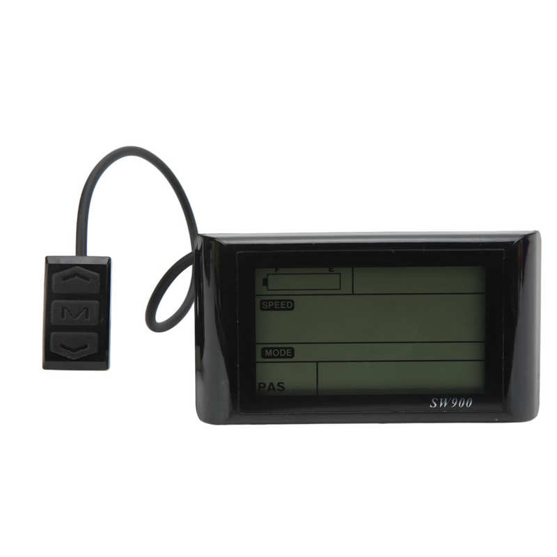 Electric Bicycle Speed Meter Electric Bike LCD Display Abrasion Resistant for Mountain Bike for Scooters