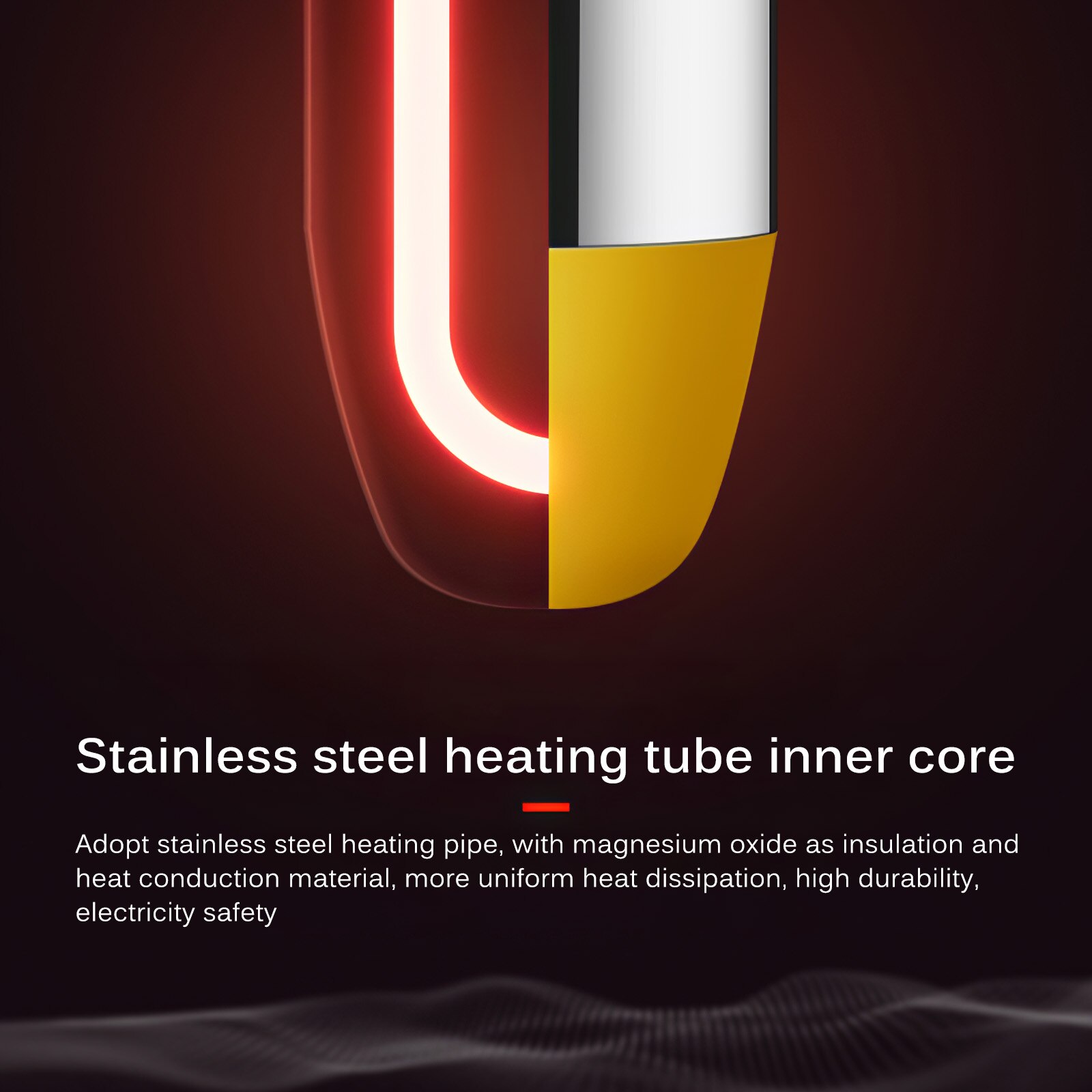 Automatic Power-Off Mini Electric Water Heater Fast Heating Boiling Bath Water Tool Heating Water Machine Heating Rod