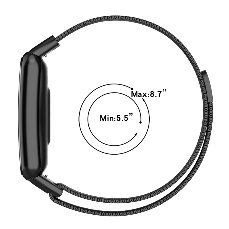 til oppo klokke gratis rustfritt stålrem magnetisk løkke armbånd metallrem til oppo klokke gratis nfc menn kvinner armbånd corrrea