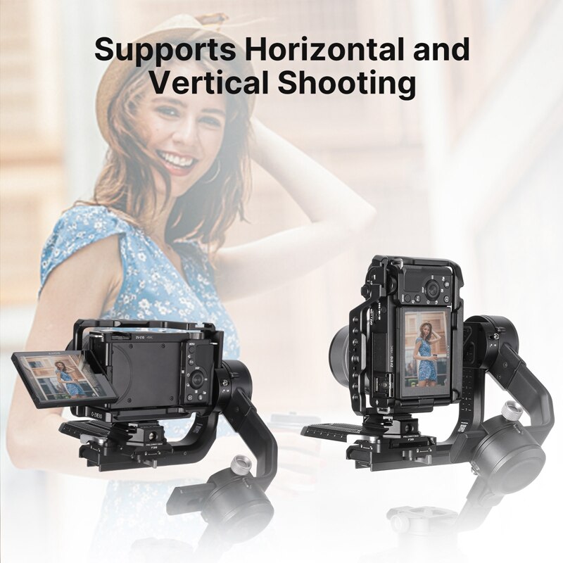 Ulanzi Sony ZVE10 Camera Kooi Met Kooi Handvat Ingebouwde Arca Quick Release Plaat Kooi Rig Kit Voor Sony ZV-E10