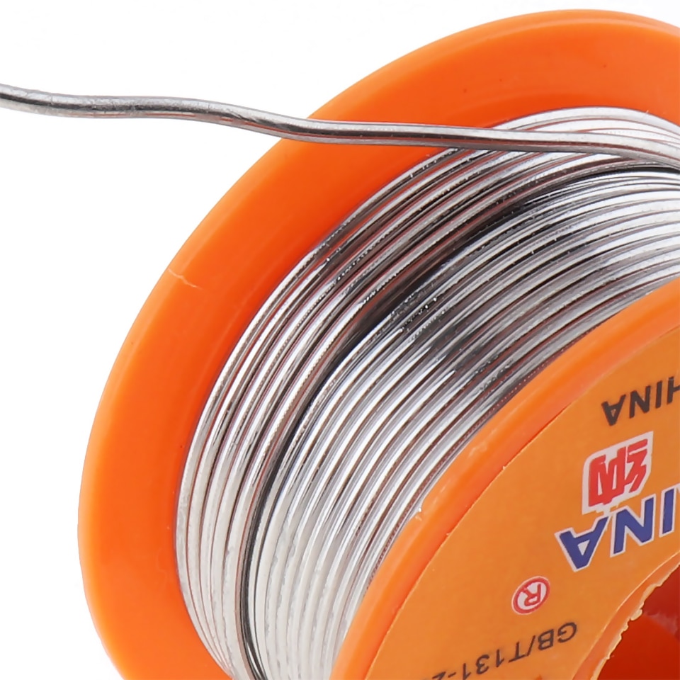 50g 0.6/0.8/1/1.2 /1.5/2.0mm 63/37 FLUX 2.0% 63/37 Tin Lead Tin Wire Melt Rosin Core Solder Soldering Wire Roll No-clean