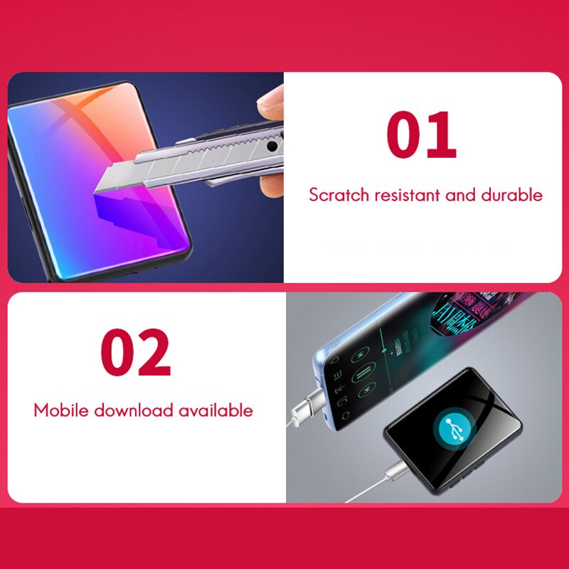 Full Sn Bluetooth MP3 Walkman Student Version MP4 Small Bluetooth External Music Player MP5 Portable Press 4GB