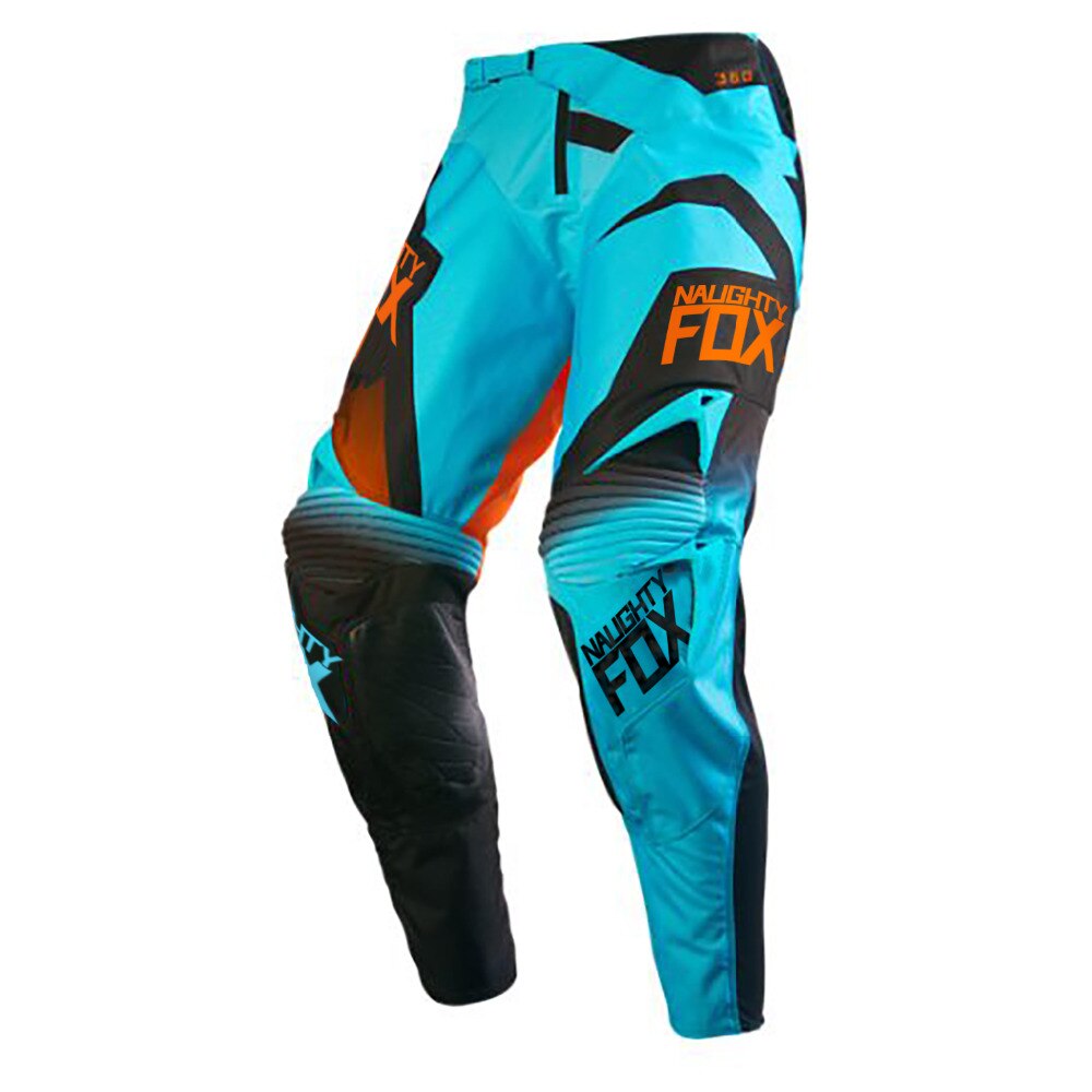 Delicate Fox Mountain Bike Downhill Pants AMX Bicycle BMX Riding DH MTB Pants Motocross racing Rally Pants: Blue / 32