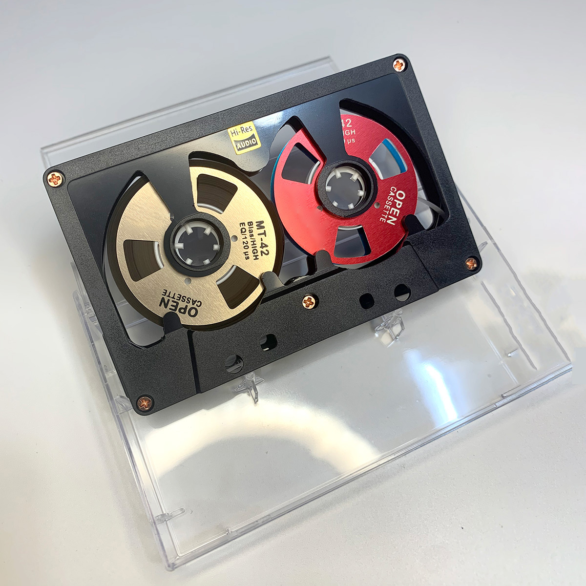 Retro Blank Audio Tape Type Handmade Audio Cassette Reel to Reel Cassette 50 Min Double-Sided Metal Reel for Walkman Recording: army green