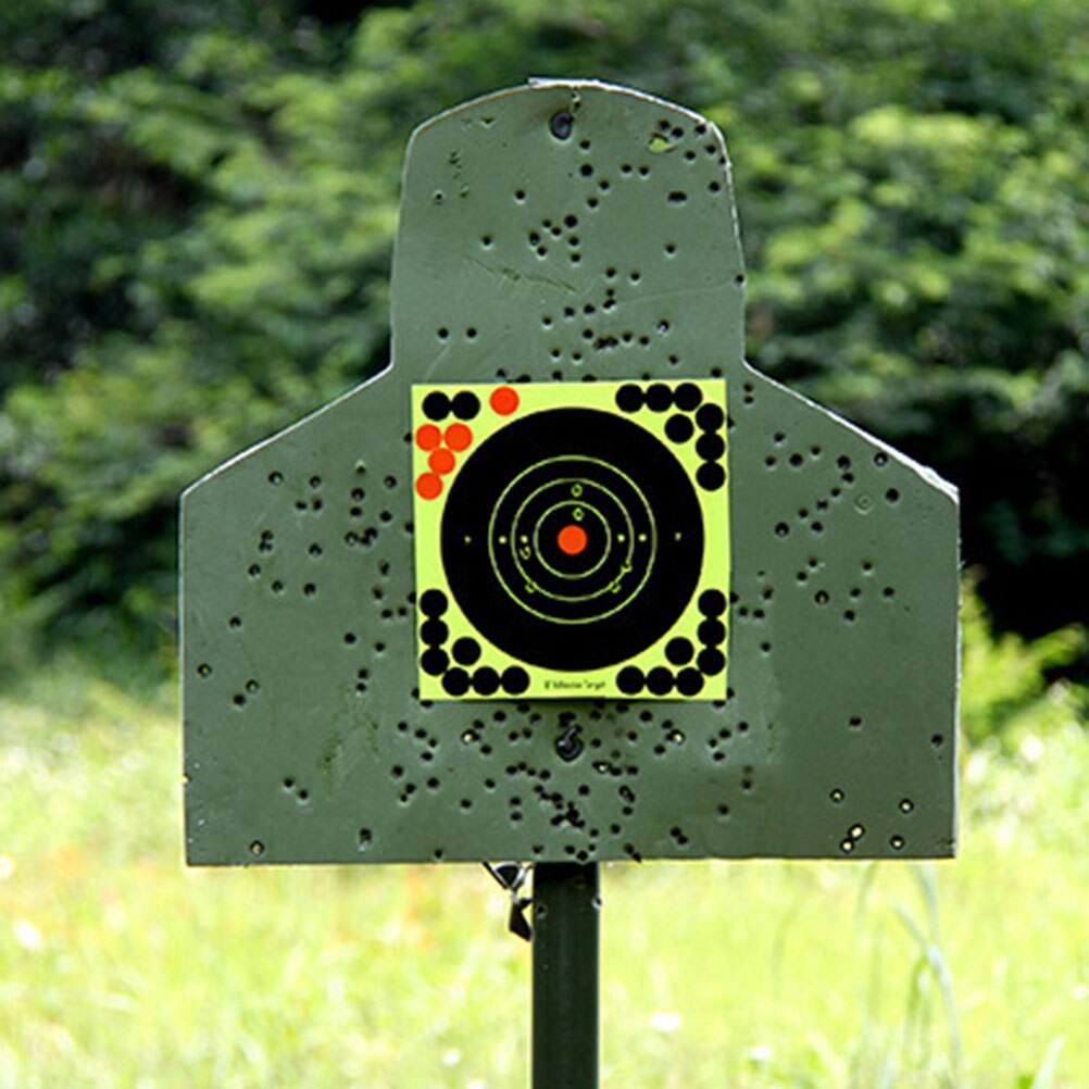 40 Sheets of Replaceable Shooting Targets Adhesive Paper Targets Dart Targets (Random Color)