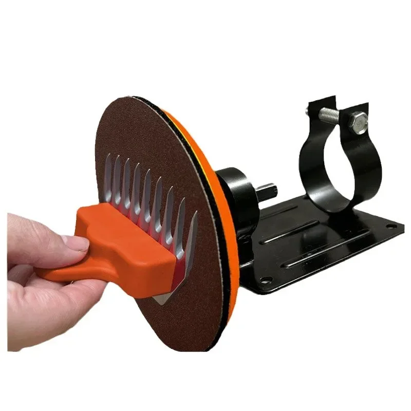 Electric Sheep Shearing Blade Sharpener Wool Clippers Sandpaper Grinding Machine Blade Sharpener Disc Rotary Tool Fader