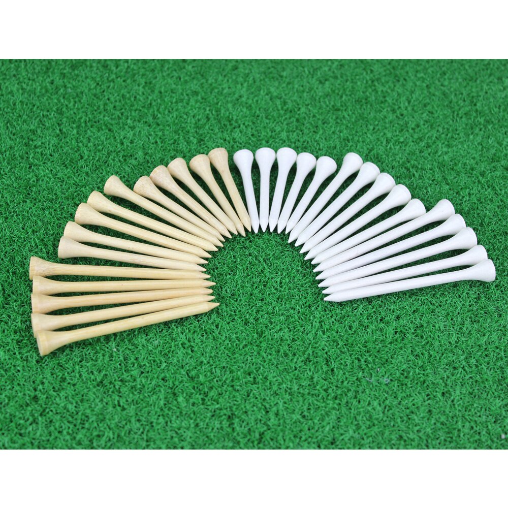 50 stk / sæt træ golf tee tees udskiftning driving range rammer træner klub tilbehør golf tees kugleholder