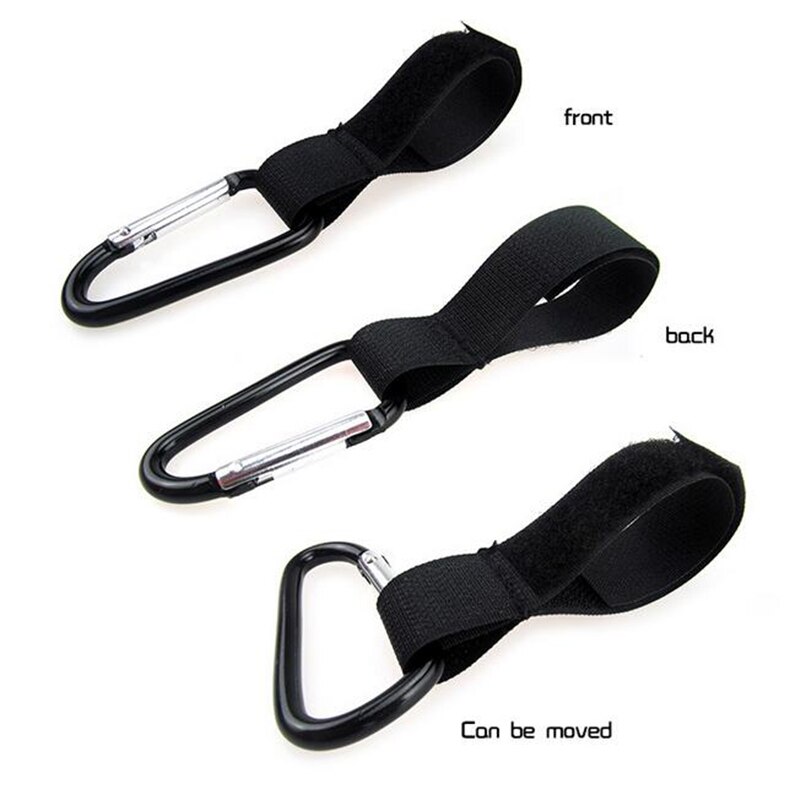 Handige boodschappentas metalen clip kinderwagenaccessoires kinderwagenhaken rolstoel kinderwagen autohanger ophangriem