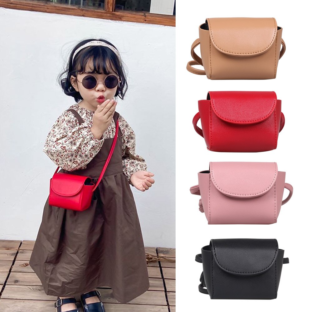 Cute Baby Mini Clutch Purse Kawaii Little Girl Small Coin Pouch Leather Messenger Bag Toddler Girls Wallet Purses