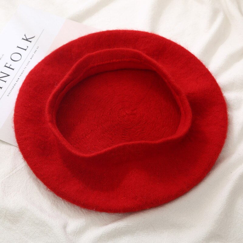 Hat Sell Cheap Women Wool Solid Color Beret Female Bonnet Caps Winter All Matched Warm Walking Hat Cap