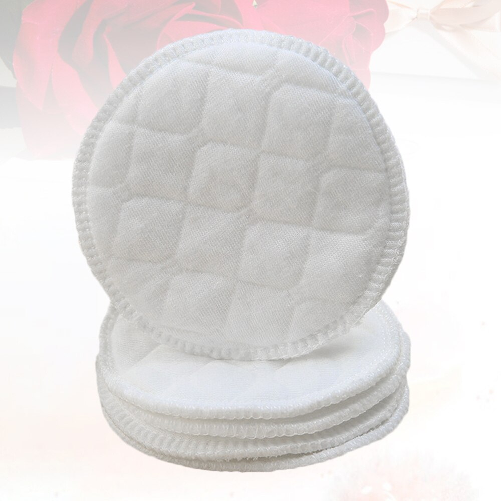 100 Pcs Wasbare Anti-Overflow Pad Drie-Layer Anti-Lekkage Borst Pad Bescherming Voeden Verpleging Pad Voor postpartum Moeder (Whi