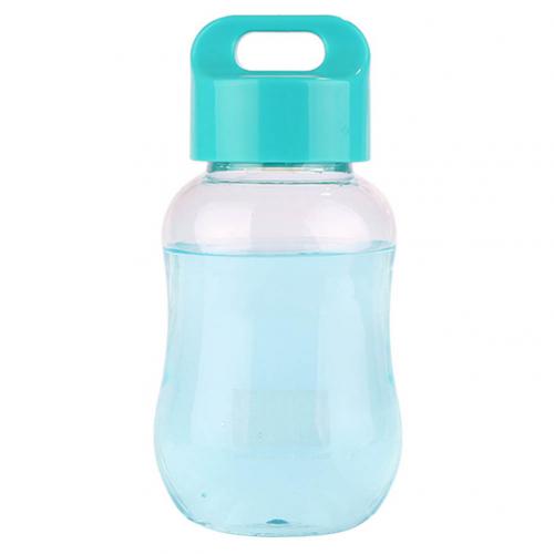 Bottiglie di acqua di plastica colorate 180ml piccole bottiglie di acqua portatili della scuola Bpa mini bambini svegli liberi borraccia diretta per bambini: Blu