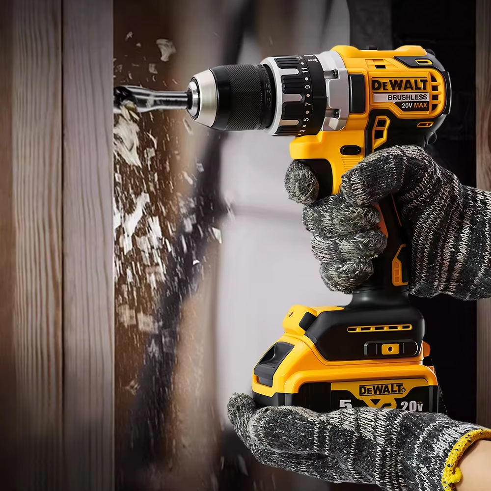 Dewalt DCD796 13 mm bürstenlose Schlagbohrmaschine, multifunktionaler Akkuschrauber, wiederaufladbar, 20-V-Akku, Elektrowerkzeuge