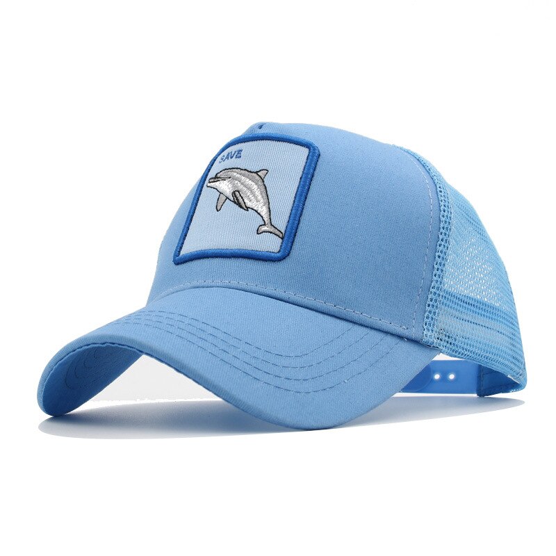 gorra de béisbol de malla Unisex encantadores animales gorras mujeres y hombres gorra Snapback papá sombrero verano hueso ajustable SA-8