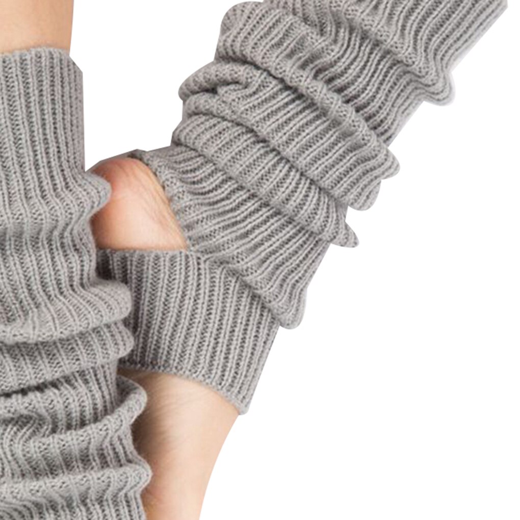 1 par latinska strumpor kvinna fitnessdans kvinnlig dagligt slitage träning varm lång sektion sticka promenadstrumpor solid fotvärmare