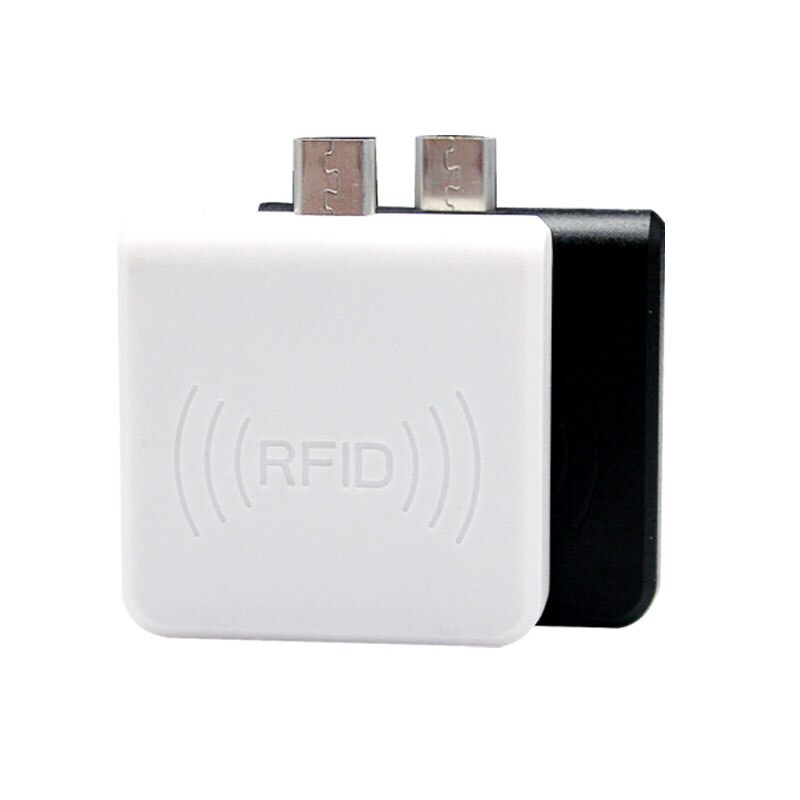Lector de tarjetas Rfid USB de tamaño Mini para teléfono móvil Android, lector de tarjetas Micro USB Rfid de 125Khz o 13,56 Mhz