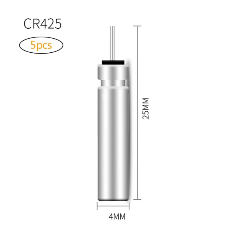 5 Stks/set CR-311/CR-322/CR-425/CR-435 Batterijen Vissen Float Batterij Lithium Pin Cellen Led Elektrische Vlotter Licht stok: CR-425