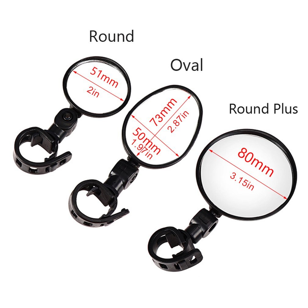 Adjustable Rotatable Cycling Mountain Road Bike Motorcycle Bicycle Rear View Mirror Handlebar Rearview Mirror