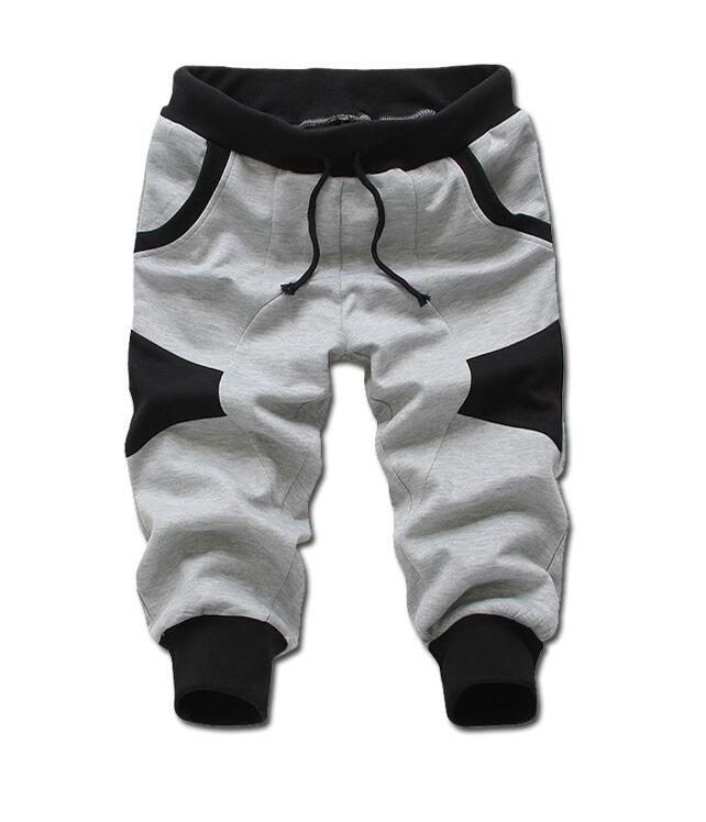 Heren s 3/4 knie casual baggy harem broek touwbroek s-xxl maat gratis