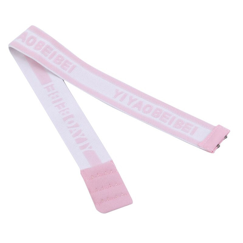 Adjustable Diaper Fixed Belt For Newborn Baby Boys Girls Cotton Soft Elastic Cartoon Nappy Belt Reusable Washable Cloth Buckle: Pink L