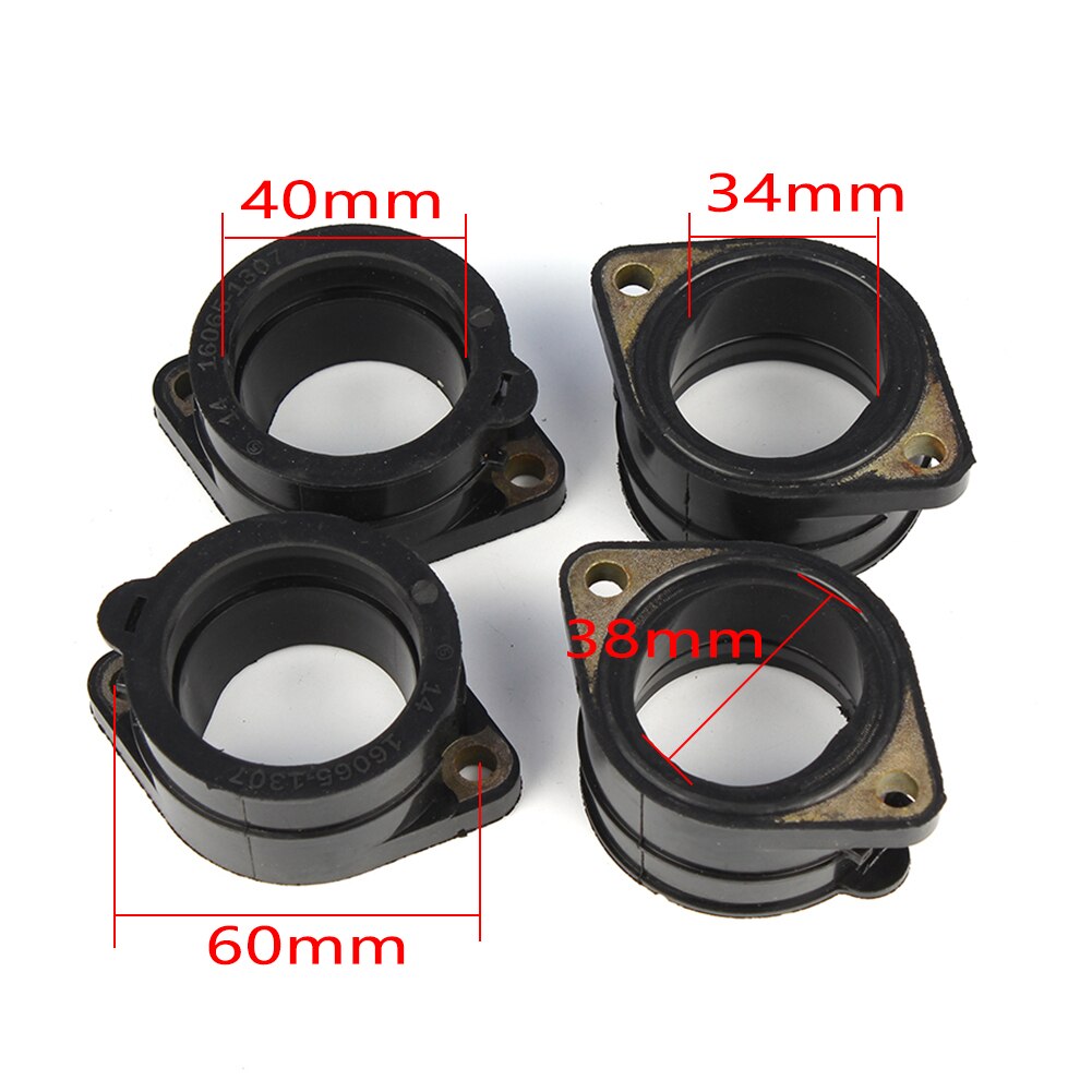 Motorcycle Carburetor Holder Intake Manifold Boots For Kawasaki GPZ1100E GPZ1100F ZXT10E & ZRX 1200C ZRT20AC & ZRX 1100 C ZRT10C