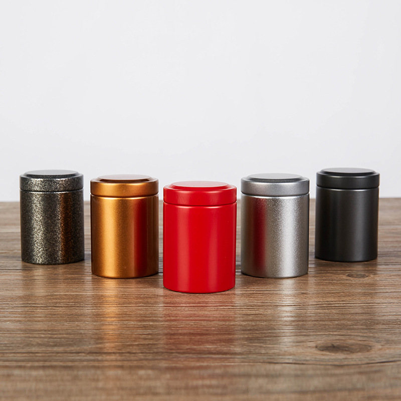 Yooap teboks liten mini boks universell forseglet jernboks tinnboks bærbar metallboks liten teemballasje