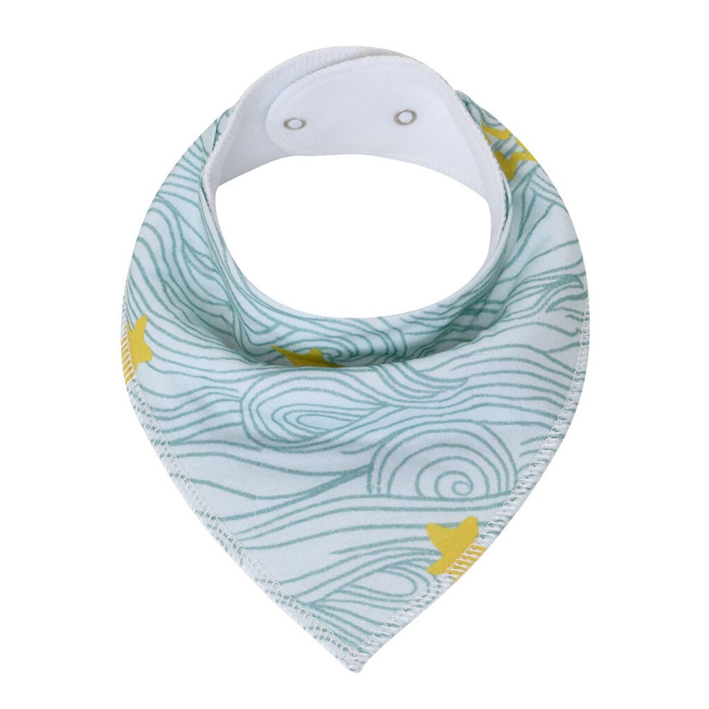 Bandana de bebé de gran Baberos triangulares para bebé de algodón de dibujos animados para recién nacidos herramientas de alimentación comer paños de eructo accesorios yl