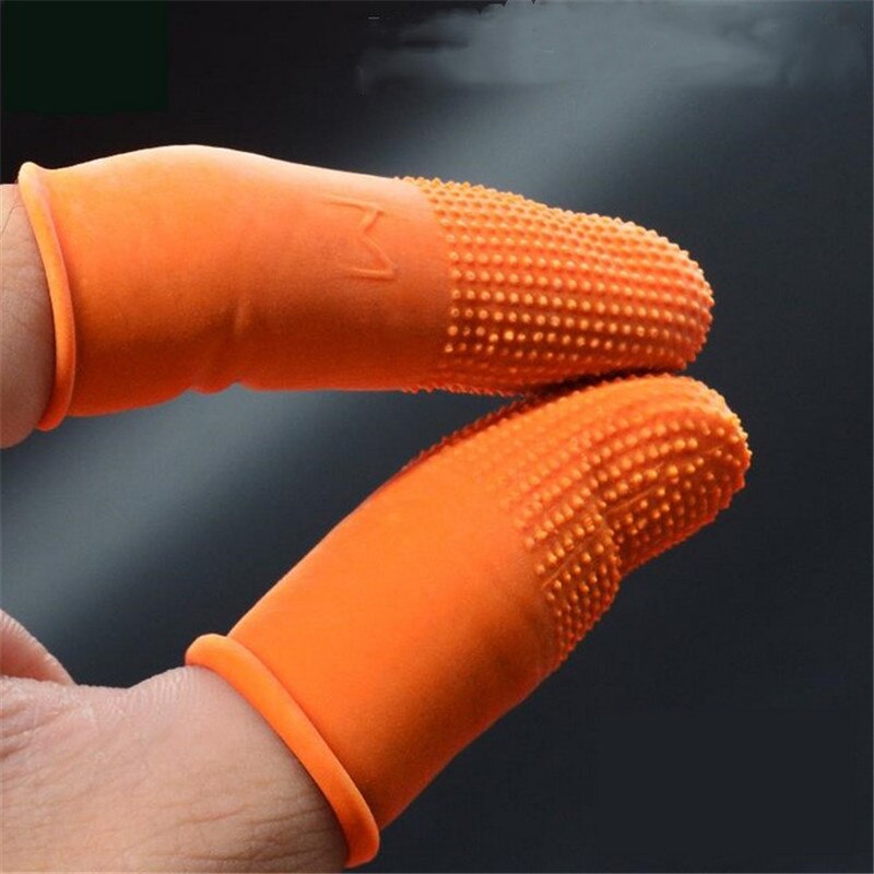 90 pçs de borracha dedo protetor manga capa anti-corte resistente ao calor luvas de dedo pistola de cola quente tampões de dedo cozinhar ferramentas de cozinha