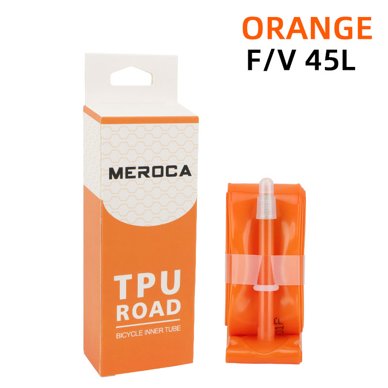 Meroca racercykel tpu-slang 700 x 23-32c fv 45l/65l/80l ultralätt racercykelslang: Blå