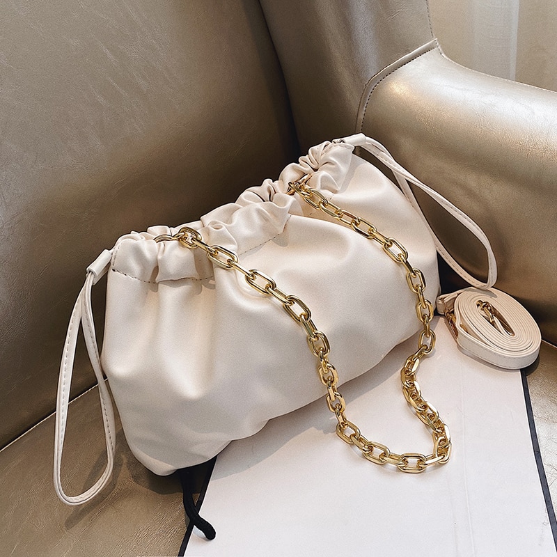 Chaîne s forme sacs pour femmes bandoulière épaule sac de messager femme sacs à main et sacs à main