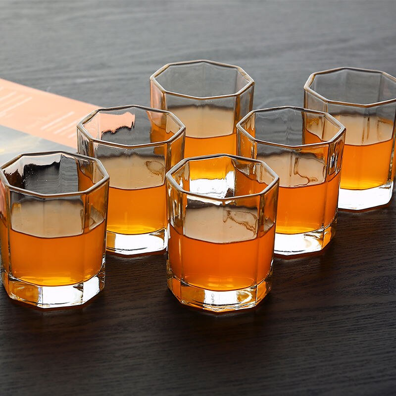 Heat-resistant Glass 6 Household Set Cups Tea Cup Juice Cups Mugs Beer Mugs Glass Juice Cup Wine Glasses Drinking Glasses Glass