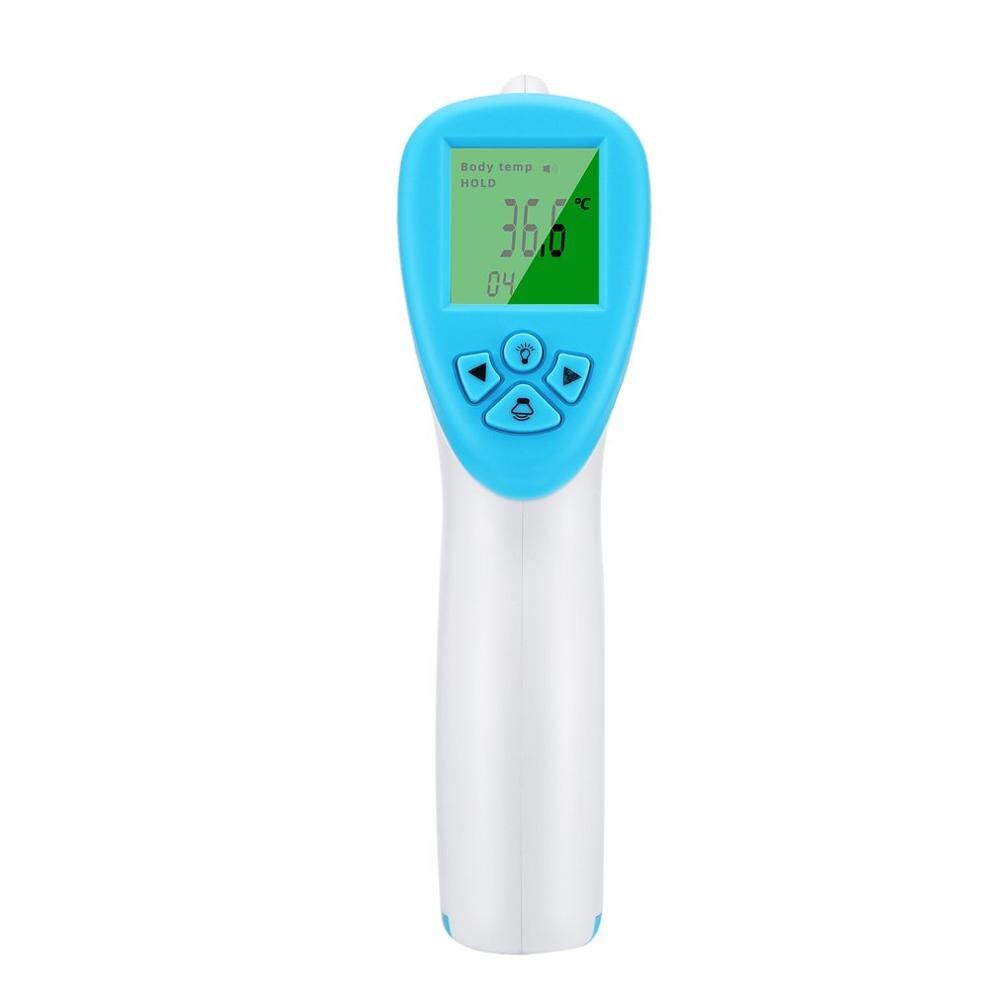 Termômetro infravermelho do corpo da testa do termometro da orelha dos adultos da febre do bebê não-contato