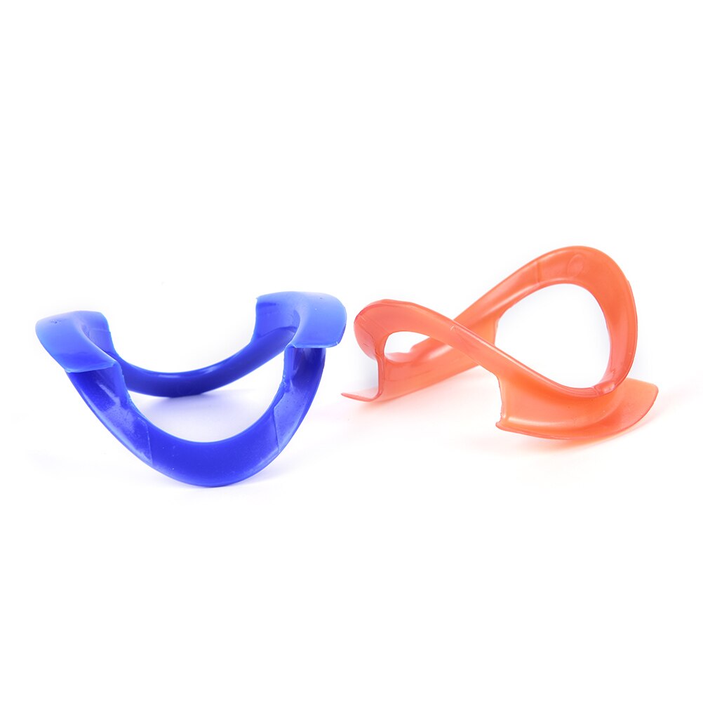 Blauw Oranje 2 Kleuren Intraoral Tanden Bleken Cheek Lip Retractor O-Vorm Mond Opener 70*65.5*12mm