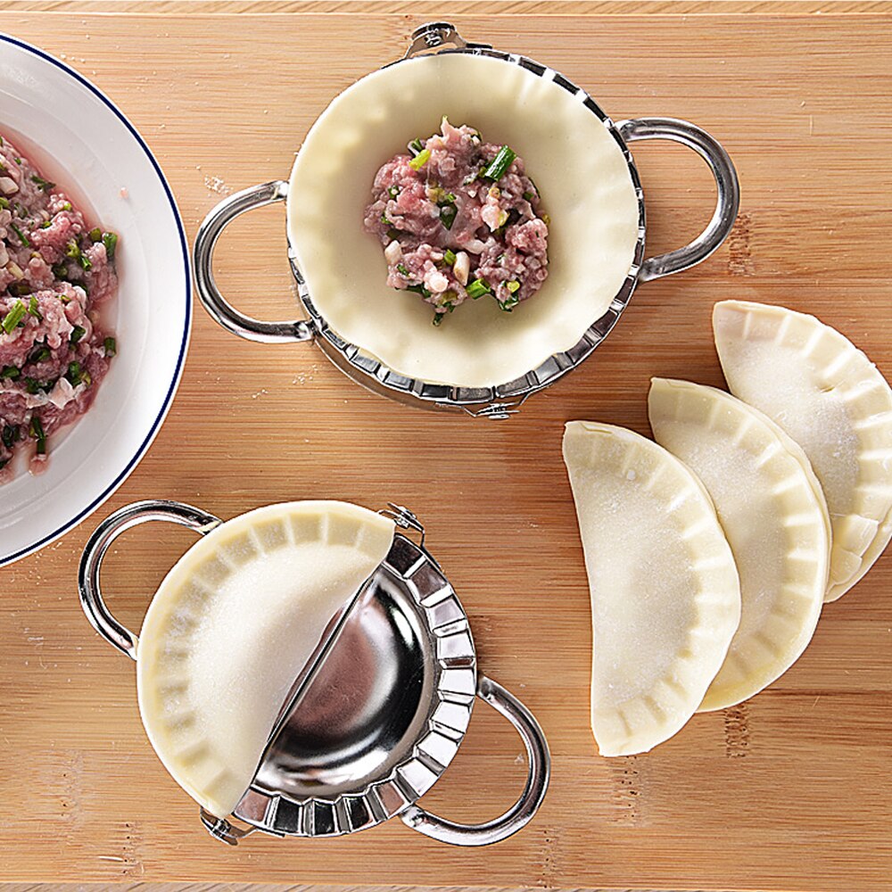 4 in 1 DIY Dumpling Mold Dumplings Maker Tool Wrapper Cutter Jiaozi Pierogi Pastry Molds Kitchen Baking Accessories