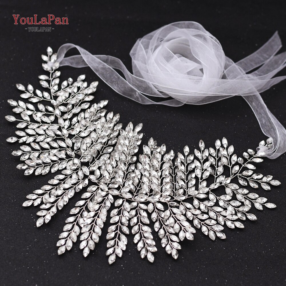 Youlapan  sh238- s bröllop sten bälten för kvinna damer bälte för klänning glitter bälte rhinestone bälte skärmar kvinnors juvel bälte