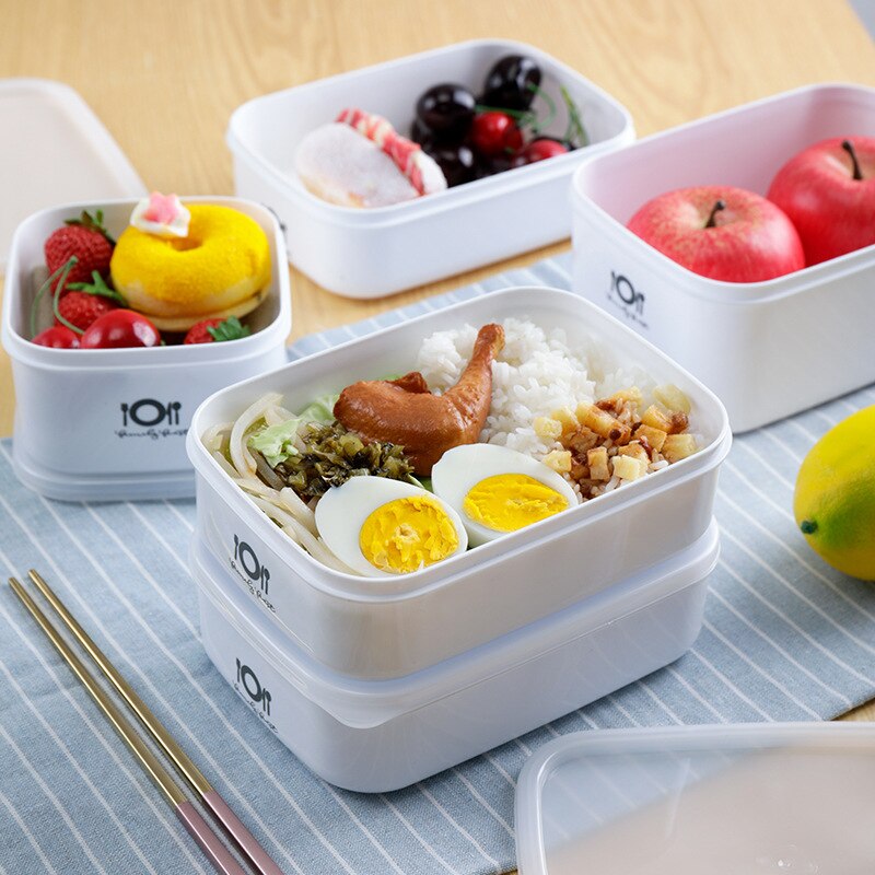 Heat Resistant Lunch Box Microwavable Portable Lunch Box For Kids School Bento Box Kitchen Food Container Fridge Fruits Crisper