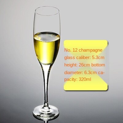 Kristallen Glas Champagne Glas Loodvrij Rode Wijn Glas Wijn Glas Cocktail Glasdrinkbeker Cocktail Glas Mok Creatieve Functies: M-glass 320ml-1pc
