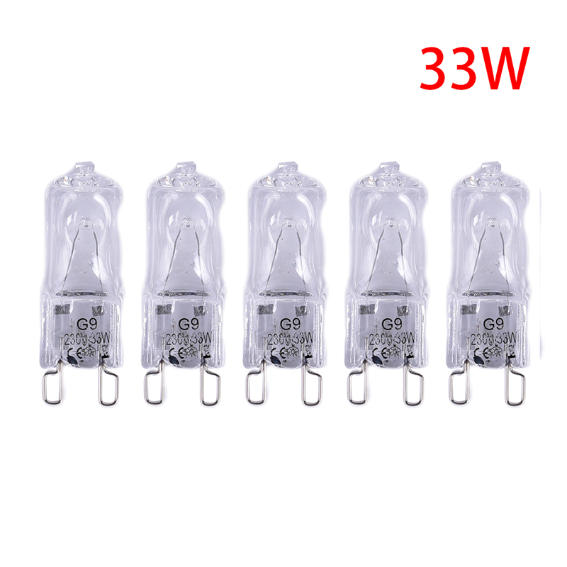 5pcs G9 220V LED Bulb 18W 28W 33W 35W Halogen Lamp Super Bright Warm White: Red