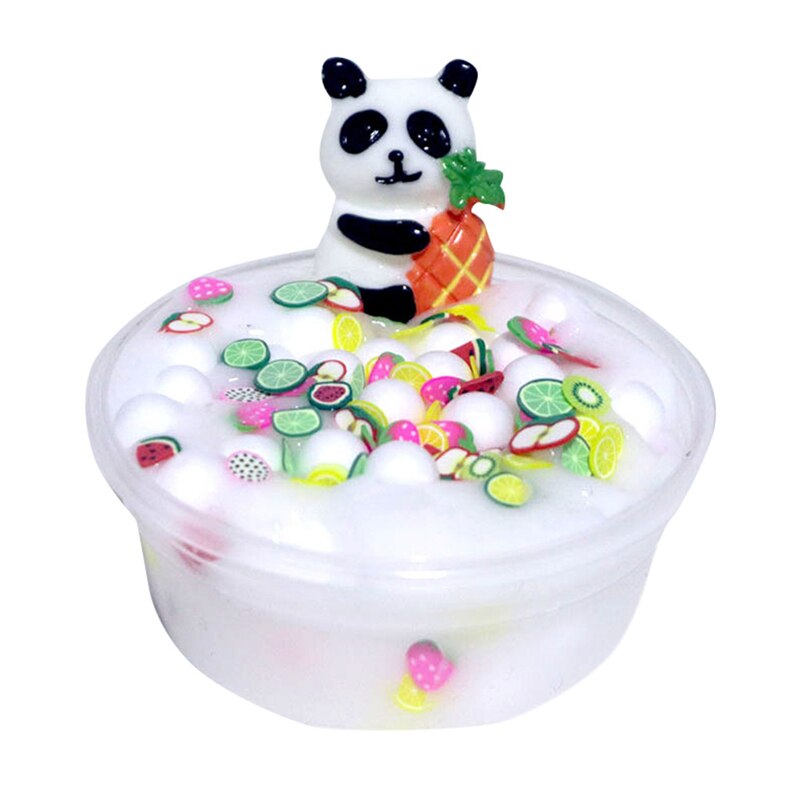 60ml panda Perline melma Argilla Fanghi Alleviare Lo fatica Plasticin Giocattolo per Bambini di Età Giocattoli melma nube cinetico sabbia melme da slimers A40: C