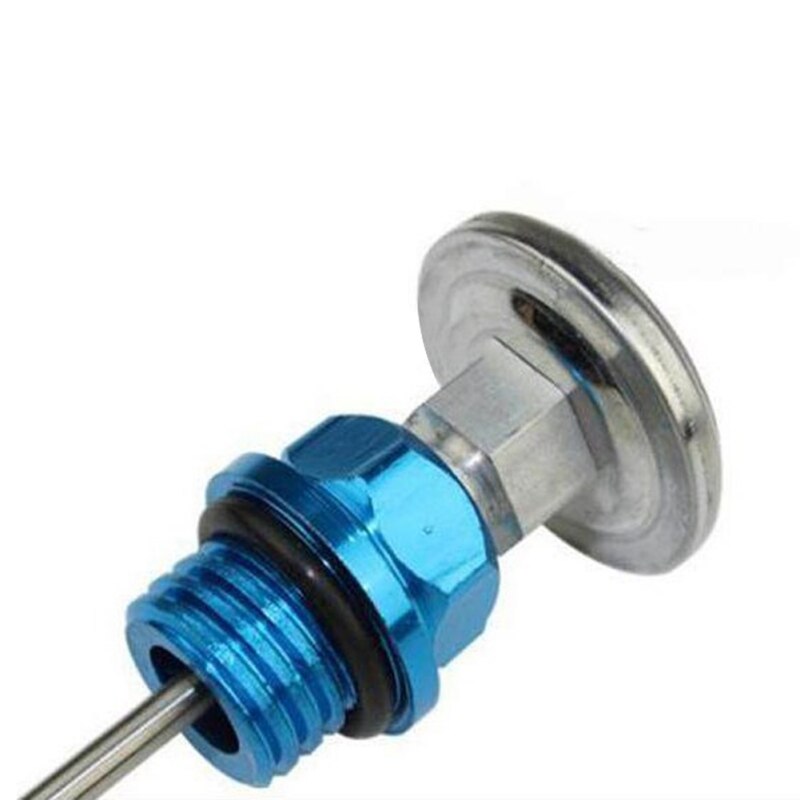 Motorfiets-oliethermometer, digitale oliethermometer, elektronische oliethermometer met temperatuursensoradapters (groen, M12 x 1,5