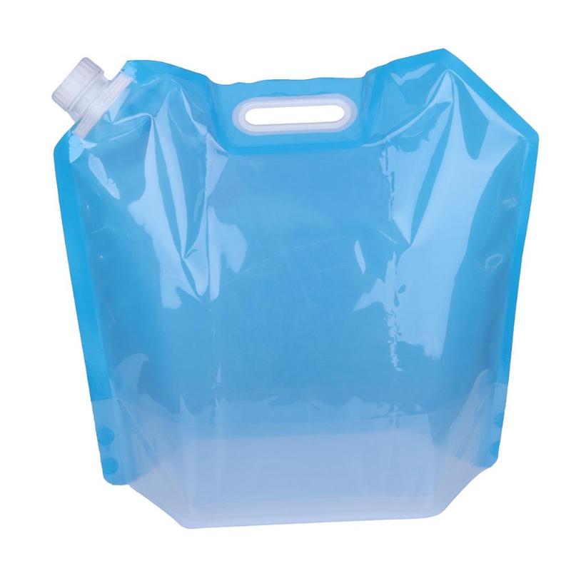 Folding Water Container Pvc Opvouwbare Water Opslag Container Water Zakken Voor Sport Camping Wandelen Picknick Bbq Waterbestendig: 10L
