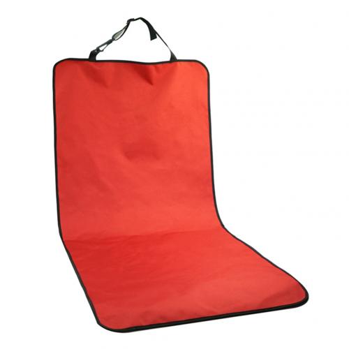Waterproof mat Car Pet Seat Cover Back Seat Mat Waterproof Oxford Fabric Pet Dog Puppy Car Seat Protector Cover Cushion Safe Mat: Red