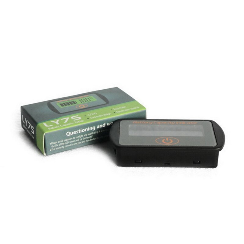 Battery Monitor Capacity LCD digital display Indicator Lead-Acid Lithium Battery Voltmeter