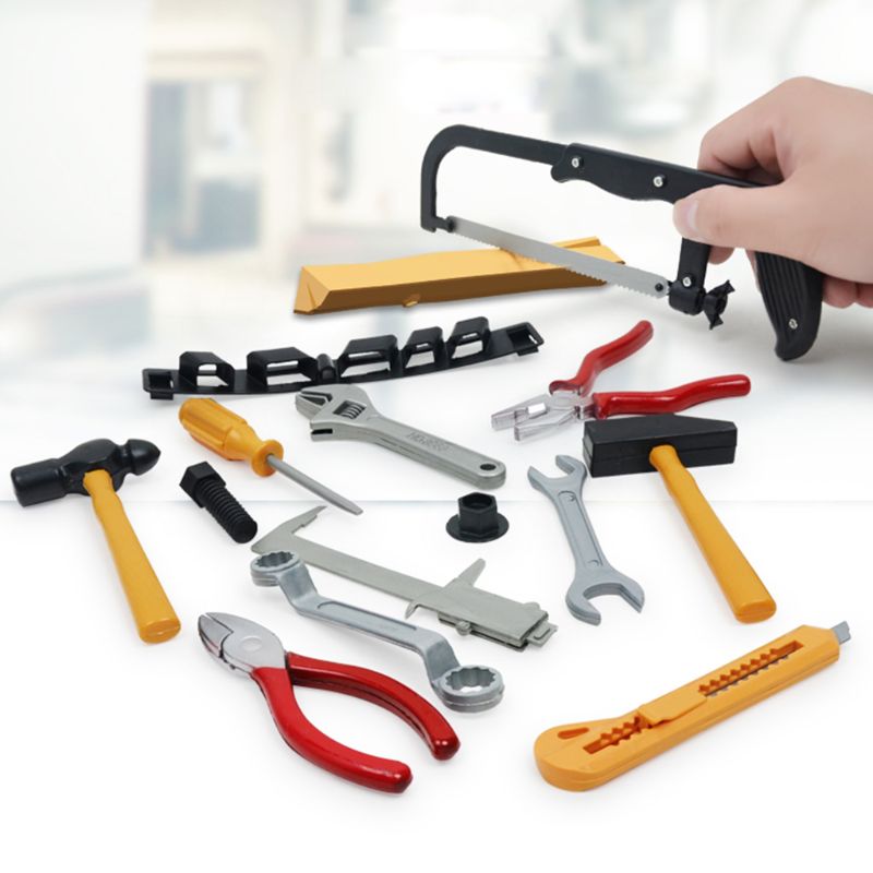 14 Pcs Set Construction Tool Set for Kids Child Career Training Activity Props