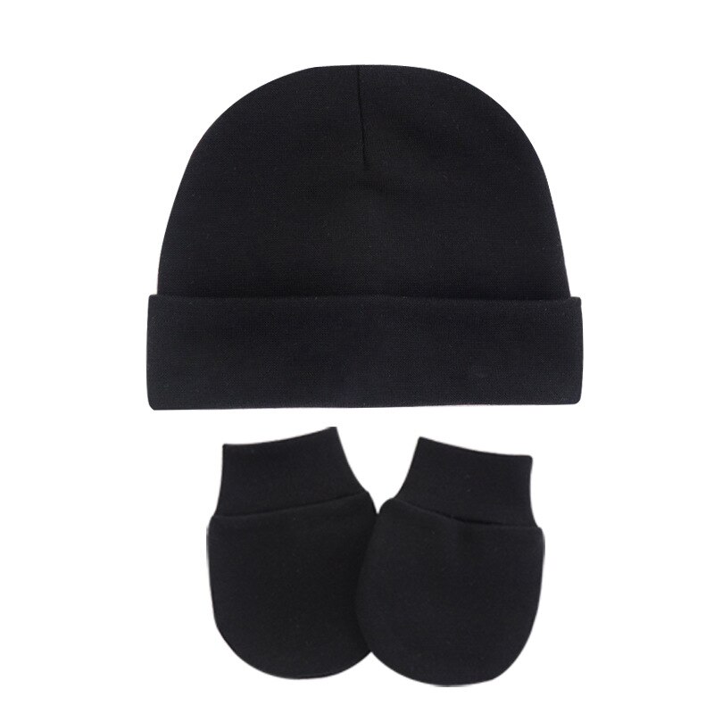 Newborn Winter Hat Gloves Set Boy Girl Warm Cotton Kids Beanies Stuff Children Accessories Baby Bonnet Babies Photography Props