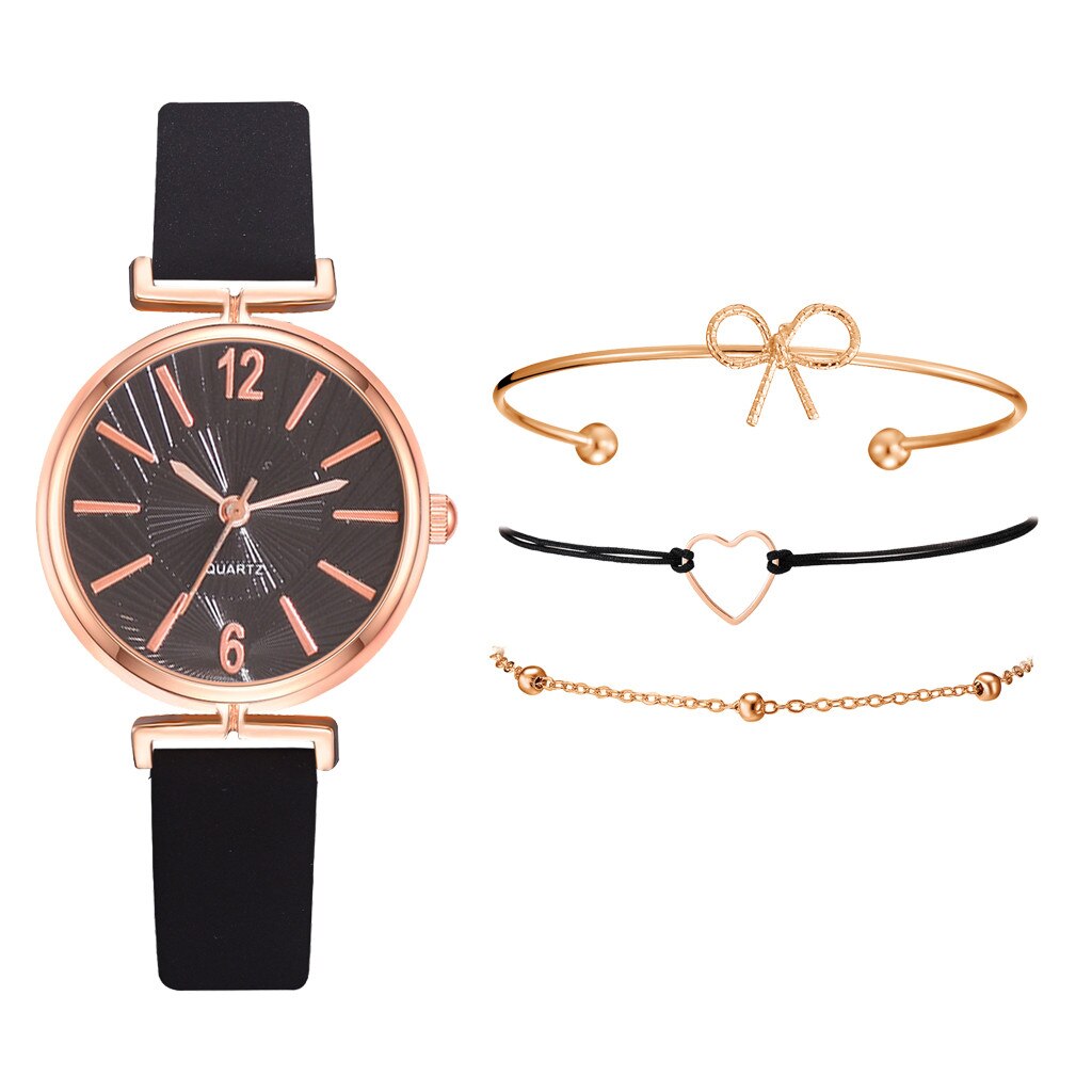 Reloj Mujer Vrouwen Horloge Mode Kleine En Delicate Europese Schoonheid Eenvoudige Casual Armband Horloge Pak Reloj Inteligente Mujer: F