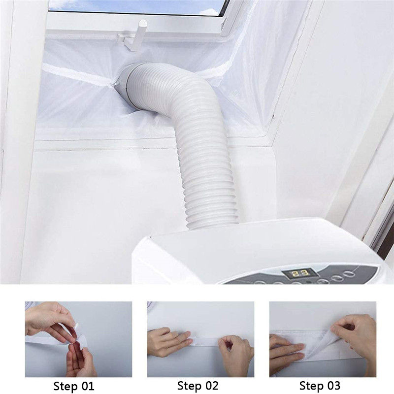 Home Airco Raamafdekking Raamafdichting Airconditioner Kit Airco Raamadapter Afdichting Baffle Lock Ramen