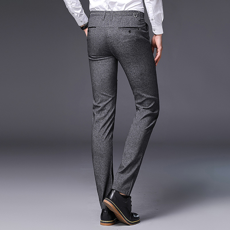 Costume pour Homme, Pantalon habillé pour Homme, Pantalon droit classique, formel, taille 36, collection décontracté