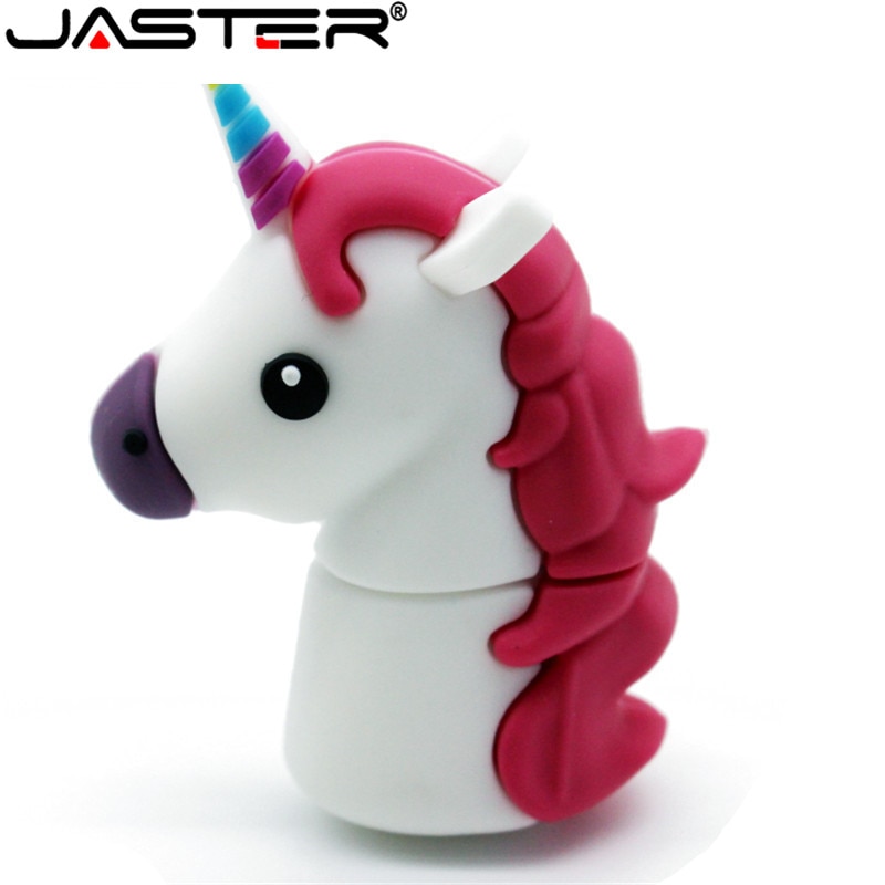 JASTER unicornio nueva Despicable Me 2 USB Flash Drive 100% de dibujos animados memoria extraíble Pendrive 4GB 16GB 32GB 64GB Pen Drive juguete